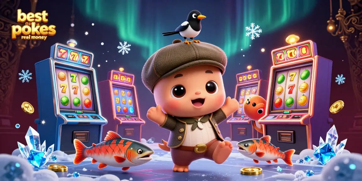 Spin to win at the best online pokies real money with lovable characters and vibrant casino elements!