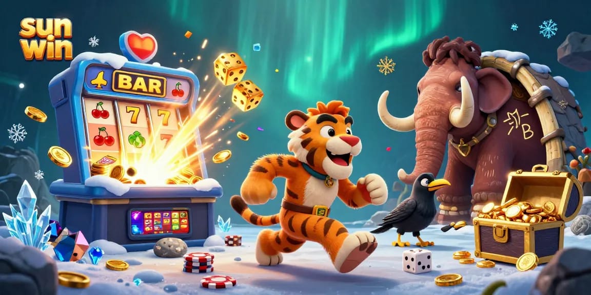 Experience exciting wins at sun win with colorful jackpot adventures in this vibrant casino scene.