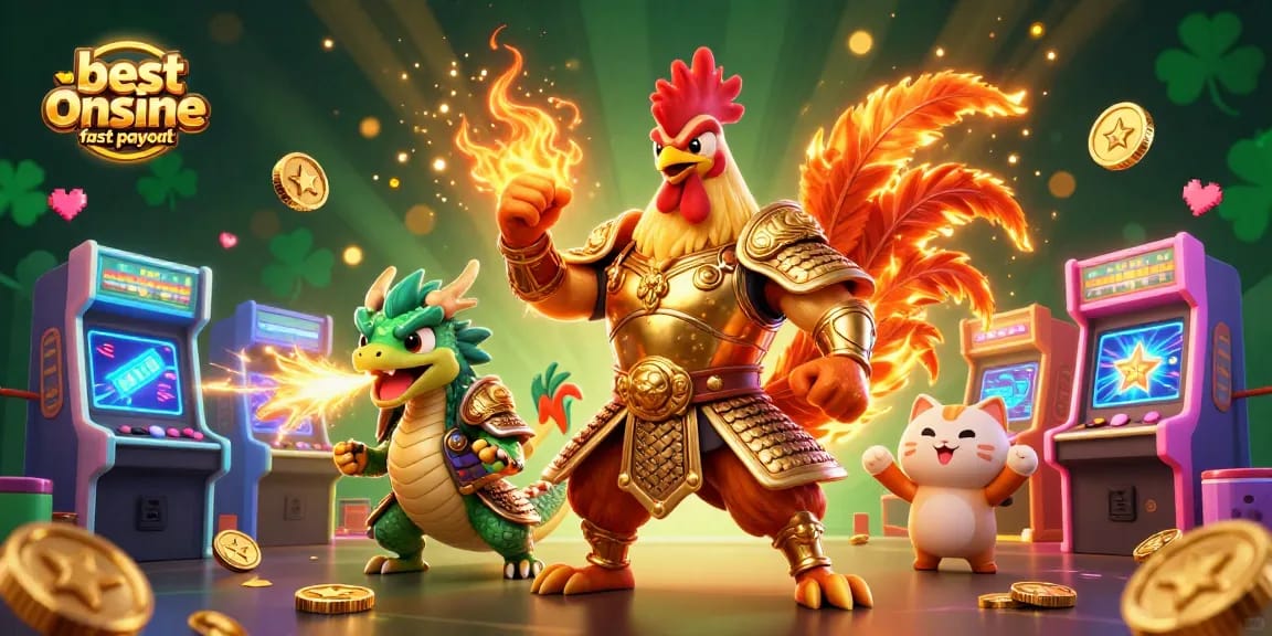 Experience fast payouts at the best online casino, featuring dynamic characters and action-filled gaming elements.